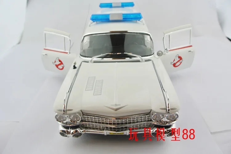 1:18 колеса 1959 Cadillac ECTO Ghostbusters GHOSTBUSTERS модели оригинальная высокая модель автомобиля новая