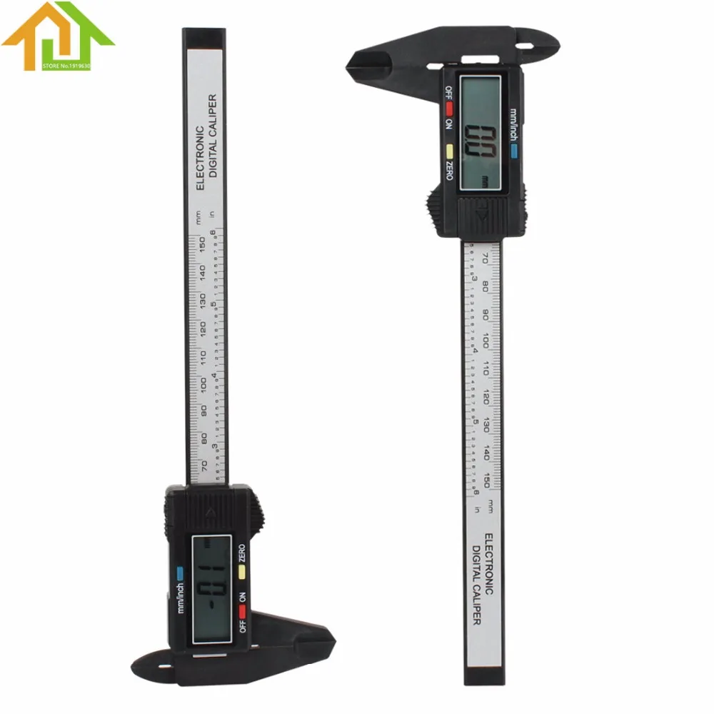 LightWeight 0 150mm Range LCD Display Plastic Carbon Fiber Composites