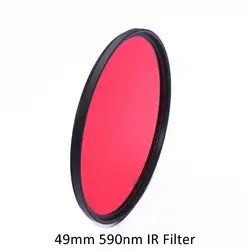 49 мм 590nm инфракрасный ИК-оптический Класс фильтр для объектива