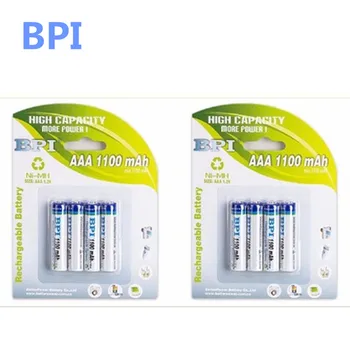 

100% genuine authentic card installed BPI special times BPI AAA NiMH rechargeable battery 1100mAh