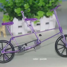 Двухместный велосипед/Finger Bikes, креативные, кованые изделия ручной работы, сувенирные изделия, Тандемная модель велосипеда