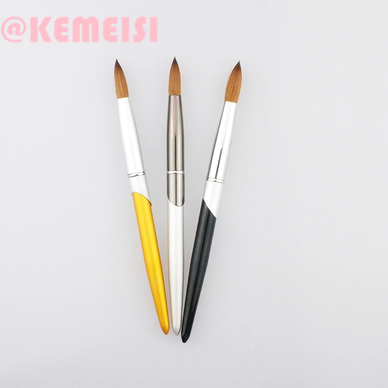 

Factory Direct,Size 10,100% Kolinsky Nail Brush #10,Metal Handle Nail Brush Acrylic,Hot Sale!