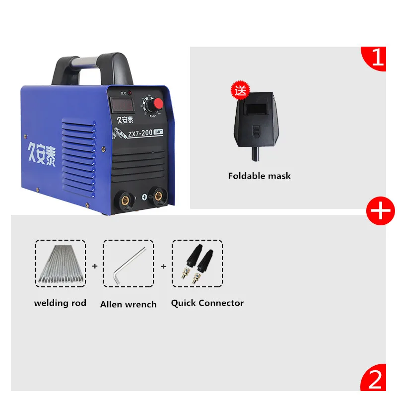 

220V LED digital display MINI inverter MMA DC welding machine welder 200A