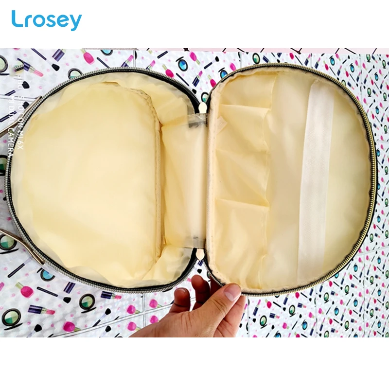 PU Laser Magic Color Makeup Organizers Fashion large capacity portable Travel Cosmetic Bag bathroom waterproof wash Storage Bags