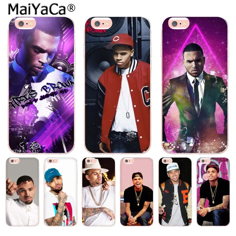 

MaiYaCa Chris Brown Multi Colors Luxury soft Phone Cases for Apple iPhone 8 7 6 6S Plus X 5 5S SE 5C 4 4S Cover