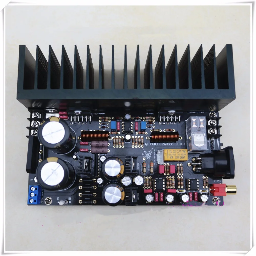 LM3886-1.0 полный баланс с предусилителем доска с защитой высокой мощности 120 Вт