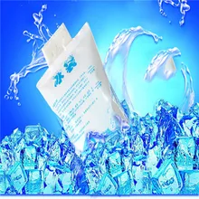 10pieces/lot cheap 400ML Insulated in-customized reusable dry cold ice pack gel cooler bag for lunch box food cans wine medical