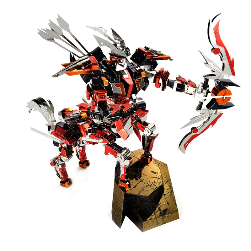 

MICROWORLD 3D Metal Puzzle Model Building Kit Half Man Half Horse Knight Warrior DIY Laser Cut Jigsaw Toy Adult Centaurus Archer