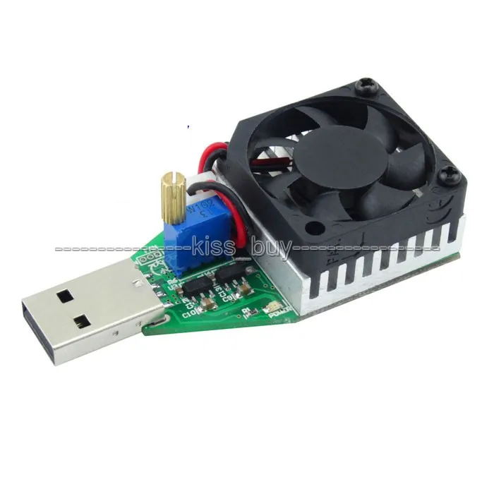

DC4-13V USB Adjustable Constant Current Electronic Load 0.15-3.00A Power Tester