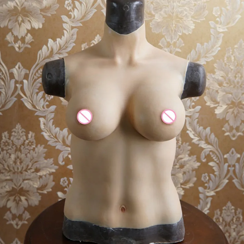 

D Cup Liquid Silicone Fillers Artificial Silicone Breast Prosthesis Forms For Men Shemale Transgender Crossdresser Dragqueen Gay