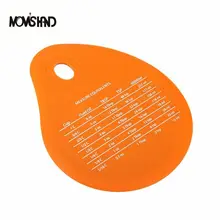 Силиконовые скребок для торта инструменты для выпекания с измерением инструмент для приготовления торта