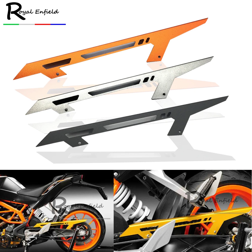Для KTM DUKE 200 2012-2017 2016 2015 для 125 2011-2017 390 2013-2017 защита цепи мотоцикла | Автомобили и
