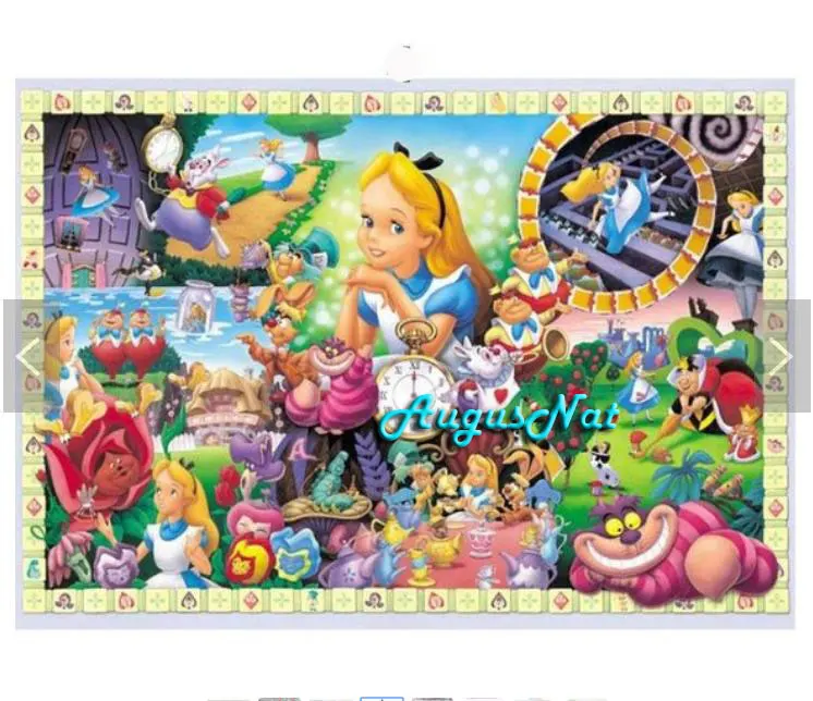 

cartoon character diamond painting full square alice in wonderland wall art decor diamond embroidery children girls craft toys
