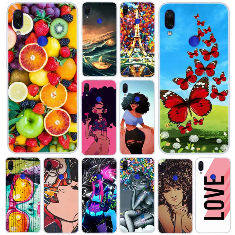 

Capa For Xiaomi Redmi Note 7 Case Cover Silicon TPU Soft Back Cover Coque Redmi Note7 Global Version Mobile Phone Cases Cartoon