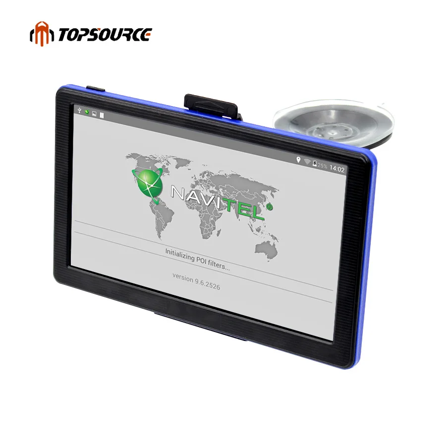 TOPSOURCE 7 ''грузовик автомобиль gps навигации Win CE 6 0 8 ГБ AVIN Bluetooth емкостный экран