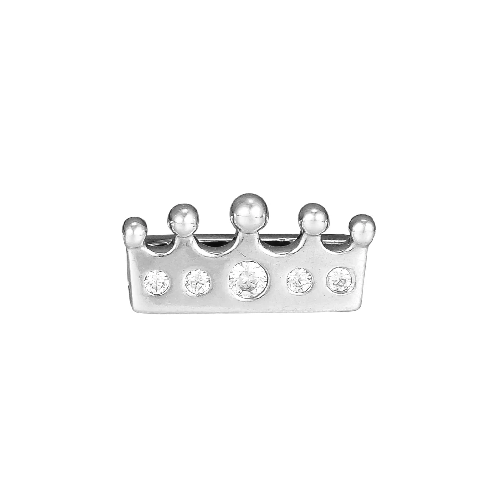 

Pandulaso Reflexions Crown Clip Charm Fits Original charms sterling silver Bracelets For Woman DIY Beads For Jewelry Making