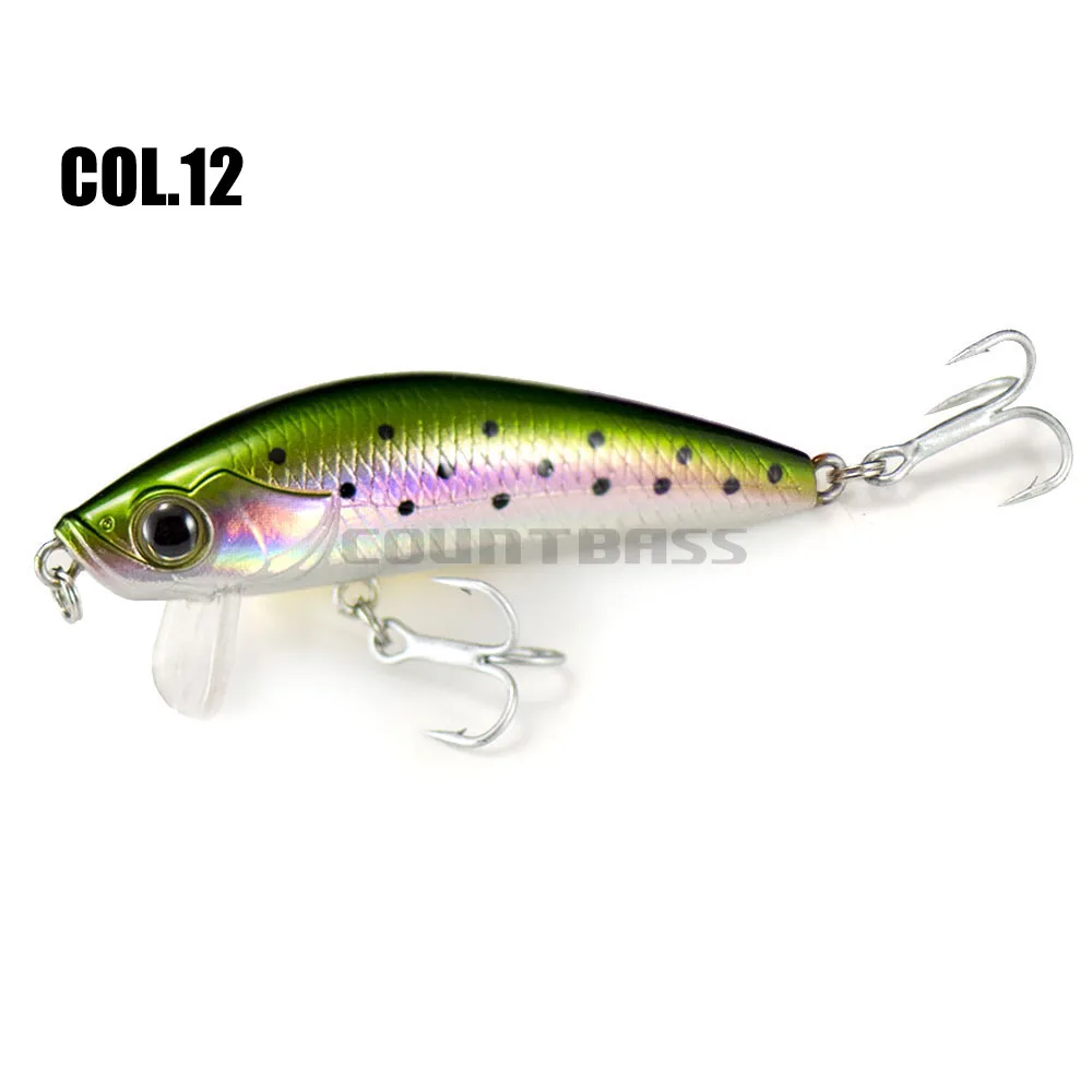 66mm 6g Countbass Floating Minnow Wobblers Lures for Fishing, Bass Salmon Trout Fishing Chatterbait Jerk Your bait Crank Shad-5