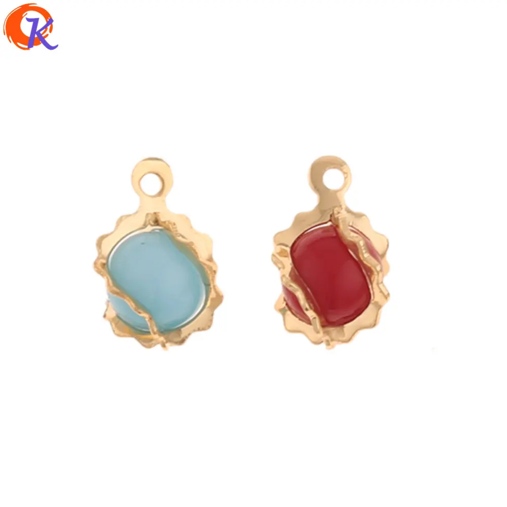 

Cordial Design 100Pcs 7*11MM Jewelry Accessories/Charms/Earring Making/Genuine Gold Plating/Hand Made/Jewelry Findings Component