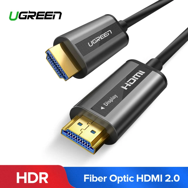 Best Offers UGREEN HDMI Cable 4K 60Hz Fiber Optic HDMI Cable 2.0 2.0a 2.0b HDR for HD TV Box Xiaomi Projector PS4 Cable HDMI 10m 15m 20m 30m Best Offers UGREEN HDMI Cable 4K 60Hz Fiber Optic HDMI Cable 2.0 2.0a 2.0b HDR for HD TV Box Xiaomi Projector PS4 Cable HDMI 10m 15m 20m 30m