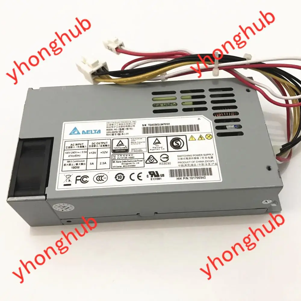 Delta Electronics DPS 200PB 185 A Блок питания сервера 190 Вт PSU Hikvision видеорегистратор|server power