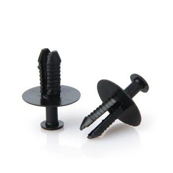 

100Pcs 7mm Hole 16112 New Plastic Bumper Push Type Expansion Retainer Expanding Rivet Fixing Clips For Car BMW 3 5 7 Series