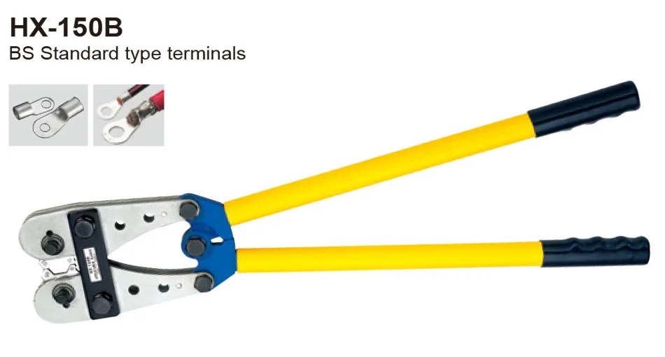 HX-150B большой Y. o обжимные клещи терминал обжимные инструменты Мультитул большой размер 10-120 мм