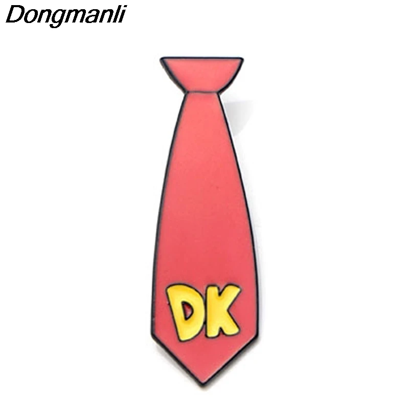 Эмалированные булавки и броши для женщин мужчин P2713 Dongmanli Donkey tie значок рюкзака