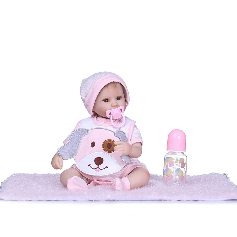 

40cm Reborn Doll Lifelike Jointed Baby Girls Simulation Playmate Toy Photograph Props 998