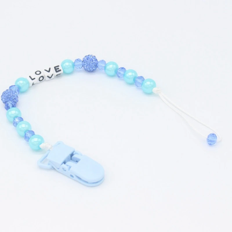 

Baby Care Universal Holder Leash for Pacifiers Nipples Clip Chain Infant Child Soother Beaded Chains Teethers