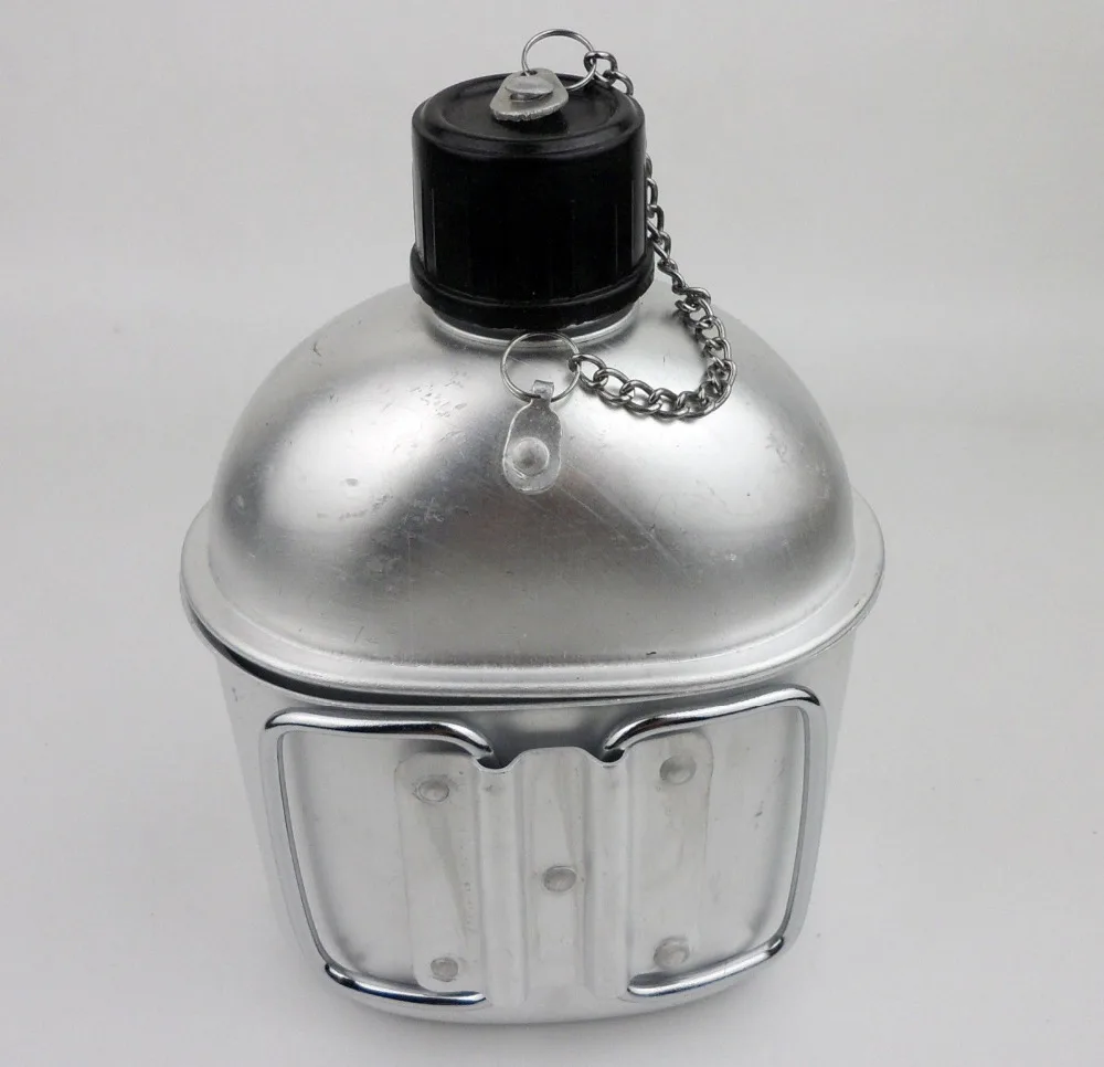 WWII US MILITARY WATER BOTTLE US ARMY CANTEEN CAMPING KETTLE COVER 0.8L-