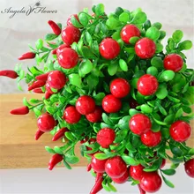 Дешевые искусственные богатые фрукты с зелеными листьями имитация фруктов 2 типа украшения для дома, отеля, сада, вечерние аксессуары для стола 1 шт