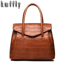 Женская сумка в стиле ретро из искусственной кожи с масляным воском, сумка-хобо из кожи аллигатора, Лоскутная сумка на плечо, Женская Большая вместительная сумка, новинка