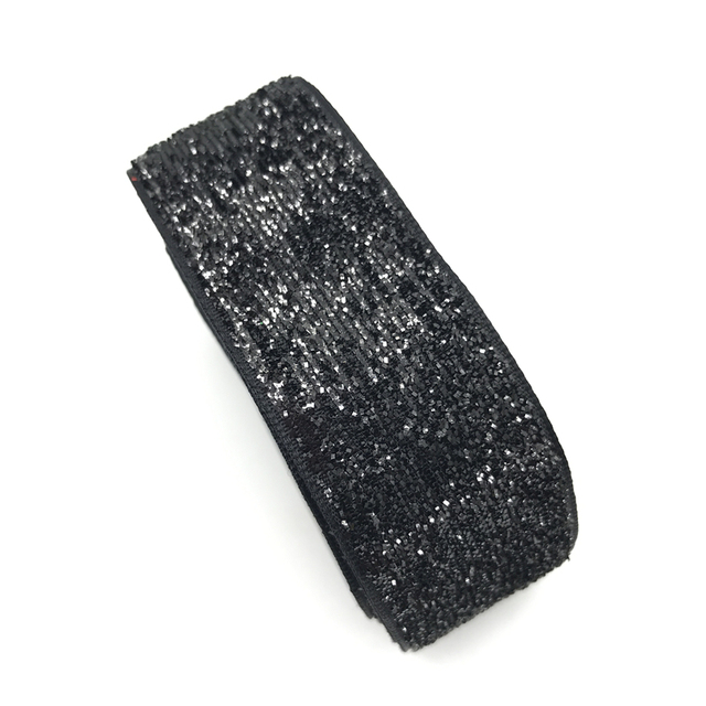 1Inch 25mm Glitter Velvet Ribbon Headband Clips Bow Wedding Christmas Decoration Pick Colors