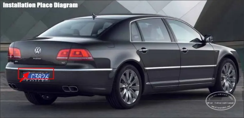 Liislee парковка Камера для Volkswagen VW Phaeton 2002~ 2009/заднего вида Камера/номерной знак лампа Камера /Ночное видение