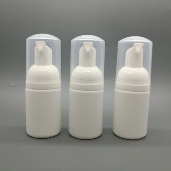 

10pcs/lot 30ml HDPE White foam soap bottle, plastic refillable bottles with foaming pump