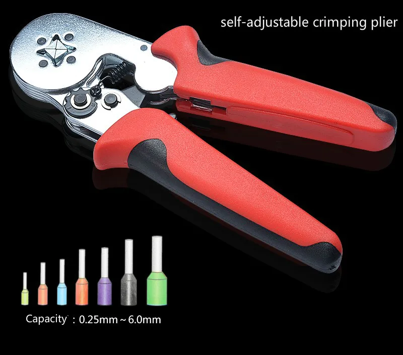 

Good Quality mini-type self-adjustable crimping plier 0.25-6mm terminals crimping tools multi tool tools hands pliers~