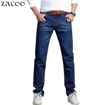 

Men long Jeans 2018 autumn New Men's Pants Fashionable Straight Casual Pants Long Trousers for Autumn Winter san0