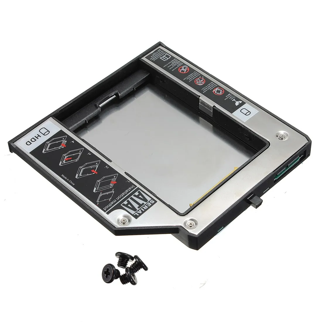 Алюминиевый 12 7 мм второй SATA жесткий диск адаптер Bay Caddy для LENOVO Thinkpad T420 T520 W520