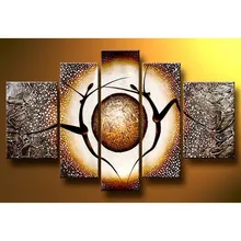 100 Hand painted Modern Abstract Dance Landscape Oil Painting On Canvas Scenery On Wall For Living