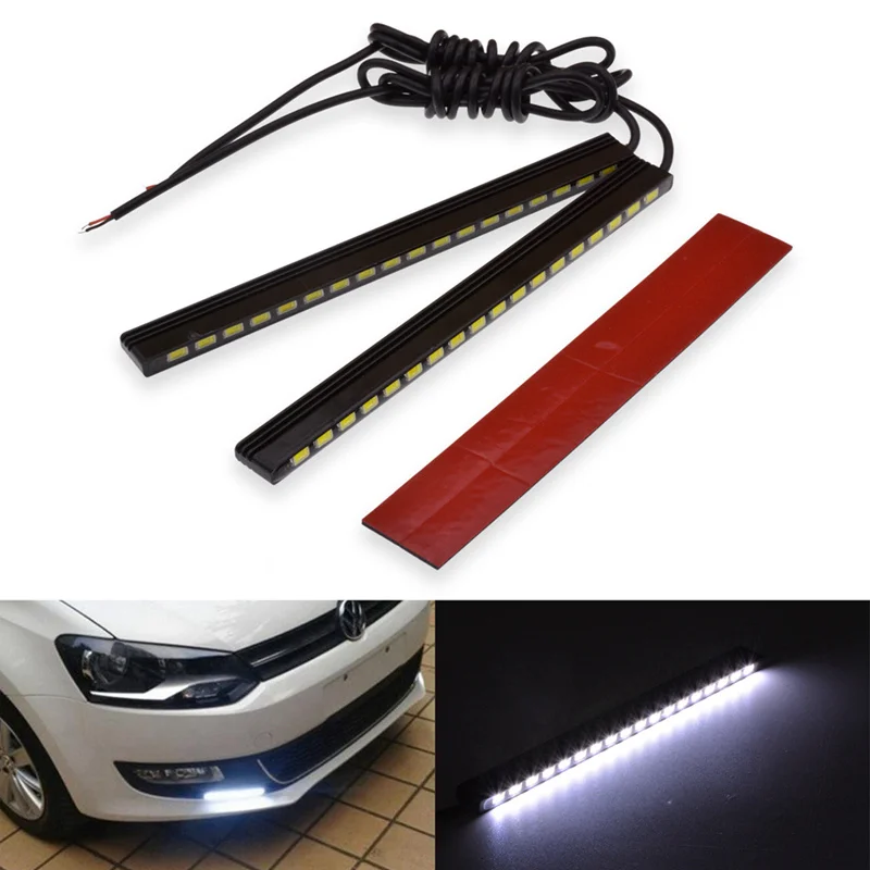KaTur 2 шт. белый/красный Высокое Мощность 5730 18 SMD COB светодиодный Водонепроницаемый