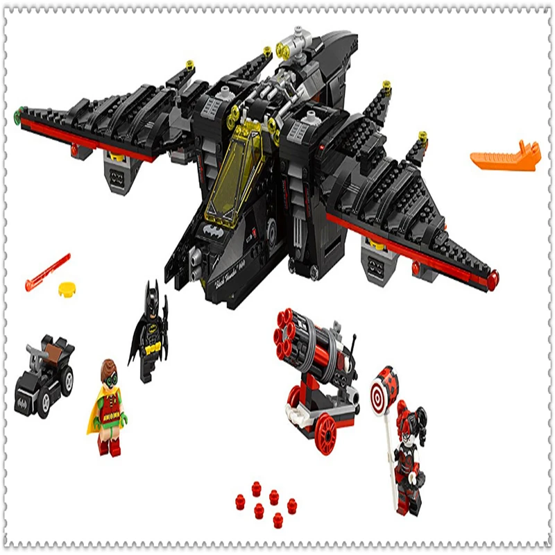 

LEPIN 07080 Batman Series The Batwing Building Block Compatible Legoe 1068Pcs Toys For Children