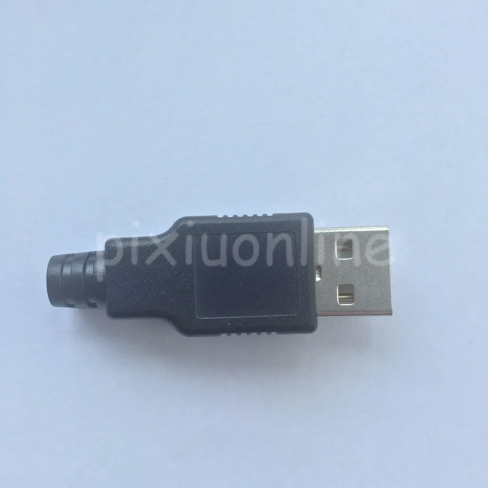 10 шт. G41Y USB Мужской 4Pin тип разъем с пластиковой крышкой для подключения данных интерфейс зарядки в потере США