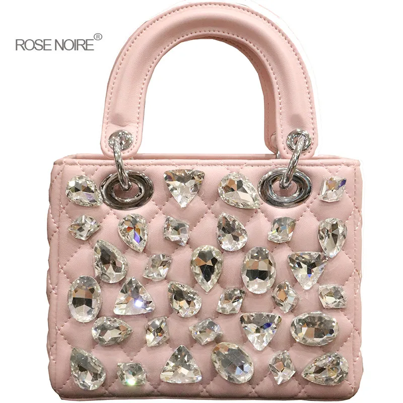 

New Small Flap Chain Bags for Girls Luxury Diamonds Handbags Sac A Main Women Leather Shoulder Bags Ladies Messenger Bags gg bag
