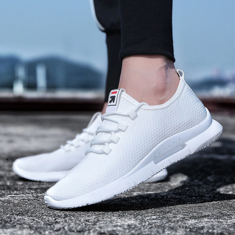 

2019 Women White Sneakers Breathable Ultra Light Running Shoes Woman Deodorant Cheap Sports Shoes Female Male Chaussures Femme