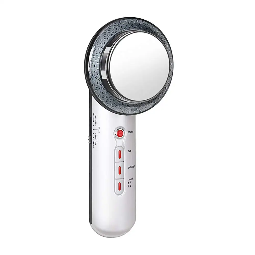 Queimador de Gordura 3 em 1 Face Lifting Infravermelho Ultra-sônico Corpo Dispositivo Massageador Ultra-som Emagrecimento Cavitação Rosto Beleza Máquina Ems 10 Cheap Powered Dispositivos De Limpeza Facial