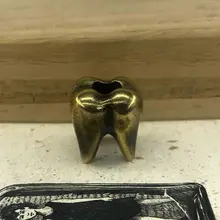 EDC инструменты латунные ножи бусины латунные щеки Зуб Бусы на шнурок Паракорд Нож многофункциональный брелок кулон#87