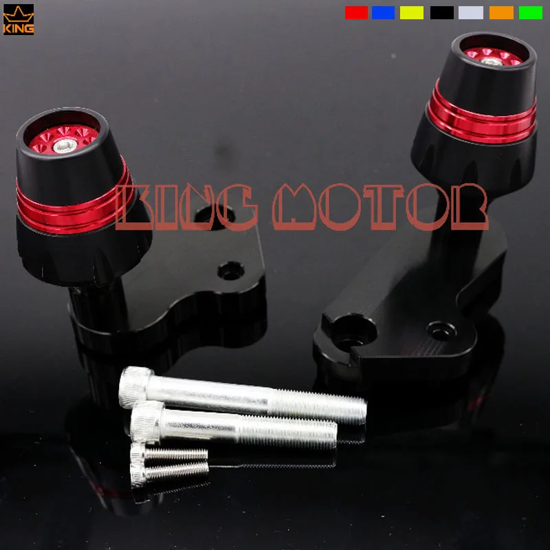 

For YAMAHA YZF R1 YZF-R1 2009-2012 CNC Aluminum+ABS Frame Sliders Crash Protector Falling Protection Red