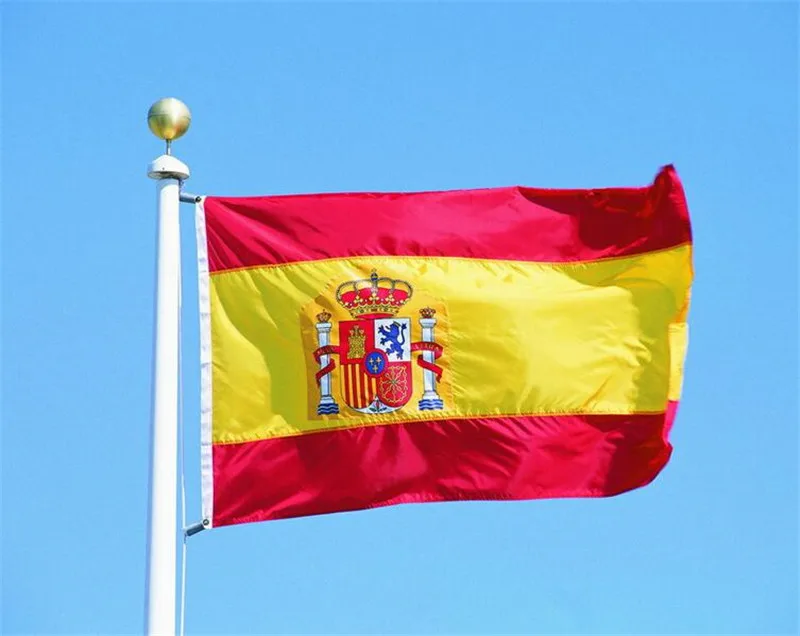 Kingdom Spain Flag 3x5 ft Federal Republic 200D NYLON MADE IN USA Spanish Bander 