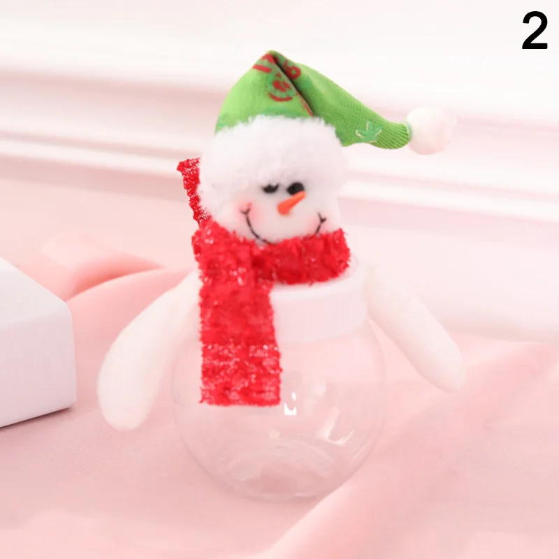 

Christmas Candy Jar Storage Container Clear Plastic Candy Bottle Holder Gift Container Hogard ST28