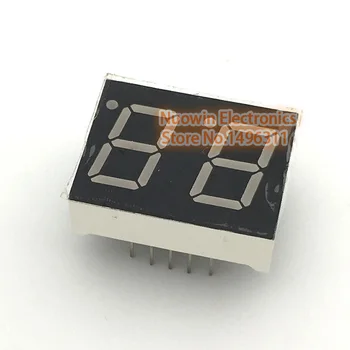 

10pcs 7 segment Common Anode 2 Bit digital Tube 0.5" 0.5in. Red LED Display 7 segmentos LED Digital tube
